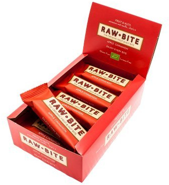 Raw Bite Rohkost Riegel Apple Cinnamon, 1er Pack (1 x 600 g) by Raw Bite
