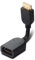 CABLEPELADO Câble d'extension HDMI mâle vers femelle | Rallonge HDMI flexible | 10 cm | 4K et 3D 1080p | Compatible avec Google Chrome Cast, TV Stick, HDTV, PS3/4/5, Xbox360, portable