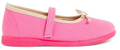 Pisamonas Merceditas Niña Tela Cinta adhesiva Fino con Lazo Talla 22 en Color Fucsia