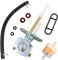 HURI Robinet d'Essence Carburant avec Joint Filtre à Carburant pour Warrior 350 YFM de 1987 à 2004 avec Tracker 250 TTR125 YFB KLF300 2003-2011