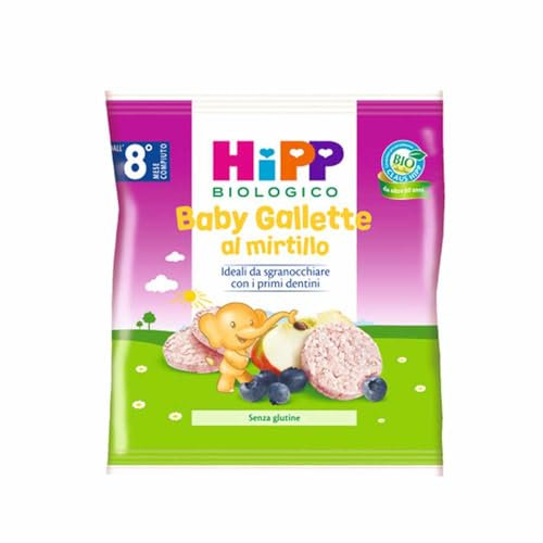 HiPP Baby Gallette al Mirtillo da 8+ Mesi, 30g