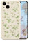 ZTOFERA Kompatibel mit iPhone 13 Handyhülle mit Blumen Muster für Mädchen Frauen, Flexibel Weiche Silikon TPU Hülle Schutzhülle Kratzfest Bumper Stoßfest Schlank Cover, Beige