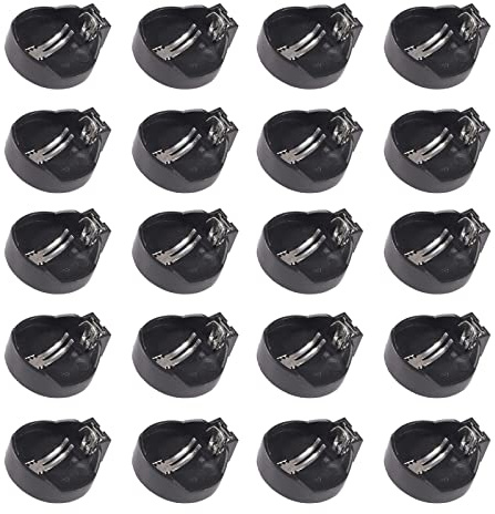 AEDIKO 20 Stück CR2032 Batteriehalter CR2032 Knopfzelle Batteriehalter Knopfzelle Knopfbuchse Halter Gehäuse