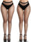 YOGINGO 2 PCS Netzstrumpfhose Schwarz, Fishnet Stockings Strümpfe Strumpfhosen Netzstrümpfe Hohe Taille Fischernetz Strumpfhosen für Damen (2 pcs)