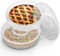 Confezione da 2 contenitori per alimenti da 30,5 cm, con coperchio e manico, riutilizzabili, 2 scomparti, contenitori rotondi per pizza e fette di pizza, per alimenti, torte, cheesecake, tortilla,