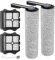 Rouleau de brosse de rechange et filtre HEPA pour aspirateurs secs et humides Tineco Floor One S5 / S5 Pro / S5 Pro 2 / S5 Extreme, pas pour S5 Combo (2 rouleaux de brosse et 2 filtres)