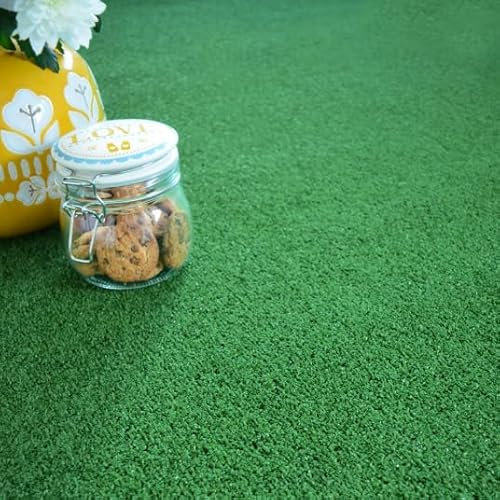 Decoweb Gazon synthétique Terrasse Green Classé feu - 7mm - Rouleau de 2m x 5m