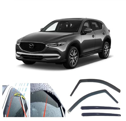 AC WOW 4 x Regenschutz Windabweiser für Mazda CX-5 2017 2018 2019 2020 2021 2022 2023 2024 2025