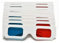 5 pièces/lot Universel Anaglyph Carton Papier Rouge et Bleu Cyan 3D Lunettes Carton pour Lunettes de Film en Gros 3D