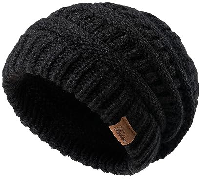Pleneal Mützen Schwarz, Schwarz, Einheitsgr��e
