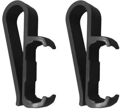 2 soportes para parasol, hebilla para parasol, soporte para parasol de coche, clip para gafas de sol, detector de radares, etc. (negro).