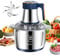 Tritatutto Elettrico Mini Tritatutto Carne Elettrico 5L Con 5 Livelli di Velocità e 6 Lame in Acciaio Inox 500W Tritatutto Cucina per Carne, Verdure, Alimenti per Neonati e Frutta (Blu Navy)