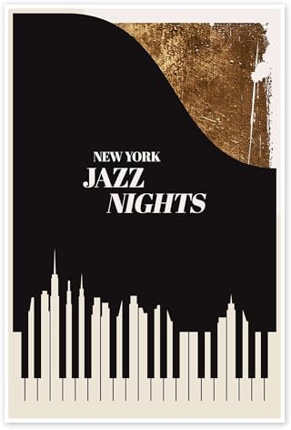 Posterlounge Jazz Nights Poster