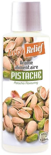 Deco Relief – Aroma líquido pistacho 125 ml – Aroma alimentario para pastelería, cocina – Ingrediente profesional