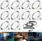 DarisingSun 10 Kit Spots LED Encastrables Spots LED pour Terrasse,1.5W Etanche IP67, Spot LED Lampe Extérieur, Pour Jardin,Escalier,Piscine Blanc Chaud