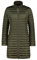Cartoon Damen Steppjacke mit Stehkragen Olive Night,40