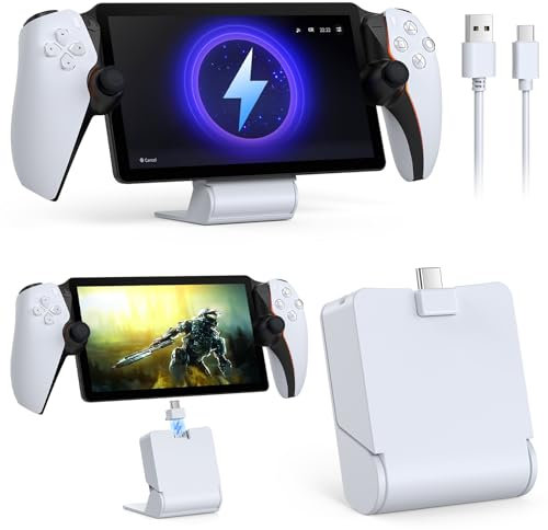 KOVA Charging Stand for Playstation Portal, Compatible with Most Shells, Magnetic Folding Portable Charger Dock Station for PS Portal with USB-C Cable, Charger for PS Portal Remote Player Accessories