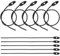 TNSLAND Tensor de Equipaje de 10 Piezas para Señales de Advertencia Portabicicletas Cpulpos Elasticos 50 cm Gomas Elasticas con Gancho Longitud Ajustable para Bicicletas Motos Lonas Cuerdas de Camping