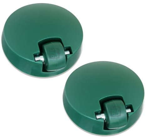 2 Stück Räder Rad Bugrad Rolle kompatibel mit Vorwerk Kobold Tiger 251 und 252