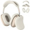 7-in-1 Silicone Case for AirPods Max Headphones, Sweat-Proof Ear Pad Ear Cups Cover, Headband Protector, Soft Shell Protectors for Apple AirPods Max (Starlight)