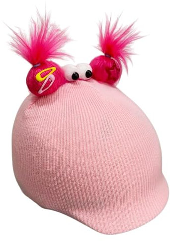 perfk Schnee-Skihelm-Überzug, Helm-Dekor, zuverlässig, vielseitig, warm halten, leicht, Snowboarden, niedlicher Skihelm-Überzug, Strickmütze, Rosa