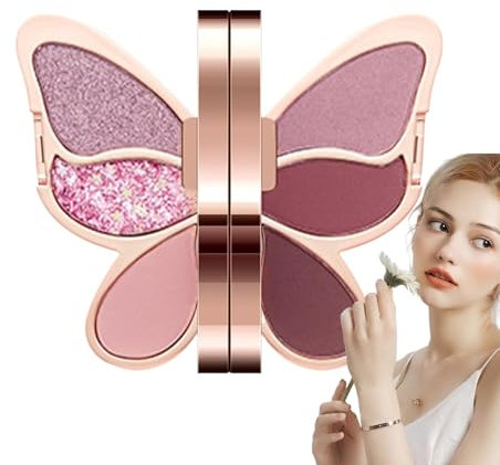 Eyeshadow Palette Eyeshadow - multicolor impermeabile, opaco, 76 g, glitter altamente pigmentati, trucco per donne, ragazze, per uso quotidiano, feste