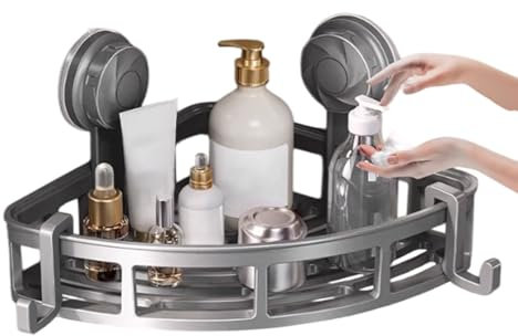 Zuasdvnk Étagère de l'organisateur de douche, organisateur de douche d'angle,Rack de rangement de salle de bain sous-traitant | Porte-rangement de salle de bain à charge forte pour évier