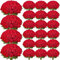 VEVOR Flores Artificiales, 500 Rosas Artificiales de Espuma Roja de Aspecto Real a Granel, Rosas Rojas Artificiales con Tallos para Ramos de Boda, Centros de Mesa y Decoración de Mesas de Fiesta