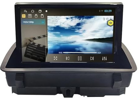 Genérico Autorradio Doble DIN de 8 Pulgadas para Audi Q3 (2013-2018), con CarPlay, Android 14, Pantalla táctil, Bluetooth, cámara de reversa AHD, navegación GPS y Controles en el Volante (A3 2G+64G)