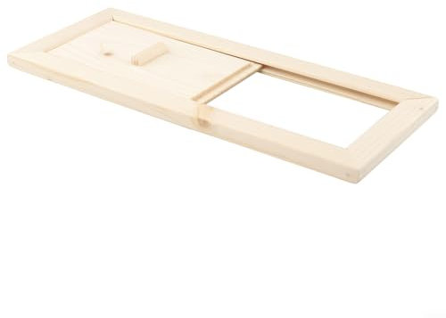 Sportello di ventilazione in legno per il controllo del flusso d'aria in sauna e bagno turco