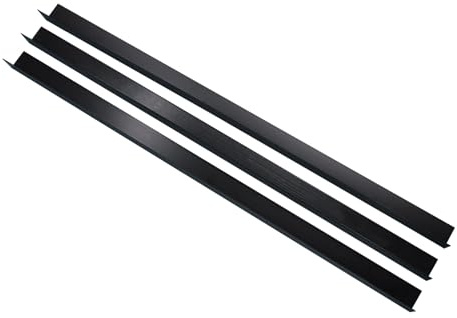 H-Smart Black PVC Angle Trim 10mm x 10mm x 1m | Smooth Corner Protector for DIY, Home & Commercial Use (3)