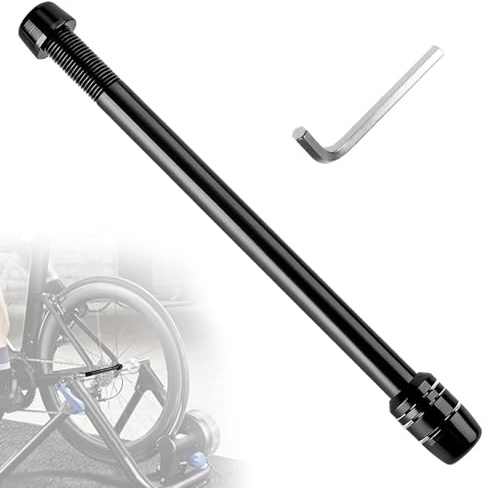 AMONENZ M12 x 1,0 Steckachse, Aluminiumlegierung 166-178 mm Steckachse Fahrradanhänger, Fahrrad Achse für Anhänger Geeignet für Rennräder und Reiseräder