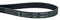 Hutchinson 1254 PJ 5 ORIGINAL Keilriemen Riemen Antreibriemen Antriebriemen Antriebsband Antriebsrippenriemen Keilrippenriemen Waschmaschine kompatibel wie Bauknecht Whirlpool 481235818157