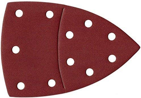 50 fogli Velcro Prio di carta abrasiva per levigatrice multifunzione – 105 X 152 mm – Grana 80/Fogli abrasivi/carta abrasiva/Dischi Abrasivi