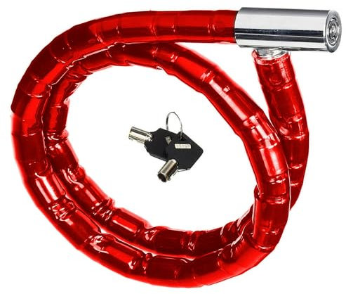 Cadena Candado piton para motos bicicletas de 1 metro blindada antirobo