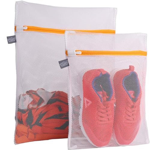 Kimmama Laundry Bags Mesh Wash Bag, Lingerie Bags for Washing Delicates, Net Washer Sack with Zipper, Dryer Pouch for Cleaning and Drying Cloths, Garment, Sweater, Bra, Pant, Sock, Toys, Scarf