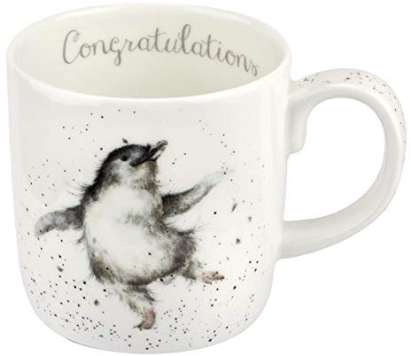 Wrendale Designs Grande tasse Motif félicitations