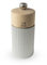 PEUGEOT - Moulin à Poivre Line 12 cm - Réglage Classique - Aluminium et Bois Labellisé PEFC - Fabrication Française - Coloris Naturel