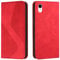 Mo-Somnus iPhone XR Flip Case, Shockproof PU Leather Wallet Case with Card Holder, Folding Stand, Magnetic Protect Cover (6.1 Inch) - Red