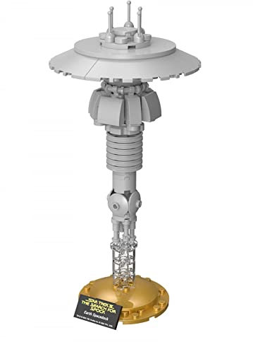 BlueBrixx Pro Star Trek Earth Spacedock – Miniatur-Modellbausatz für Erwachsene & Kinder, 129 Klemmbausteine, Detaillierte Replika aus „Auf der Suche nach Mr. Spock“, 100% kompatibel, 104566