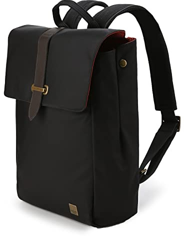 KNOMO Falmouth Laptop-Rucksack, Klappenverschluss, Business-Computertasche, Reiserucksack, Tagesrucksack