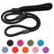 Strong Slip Lead Dog Leash, Heavy Duty Nylon Dog Training Leash, Durable Black Dog Rope Lead No Pull Walking Leash with Rubber Stopper & Padded Handle for Small Medium Large Puppy Dogs 1.8m Black