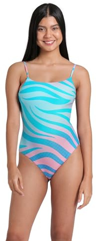 Arena Damen Women's Arena Water Prints Swimsuit One Piece Swimsuit (1er Pack)