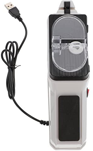 DECHOUS Sharpener Multifunctional Garden Kitchen Grinding Making Tools Sharpening Rod Sharpening Files Sharpening Guide Sharpening Tool White Plastic