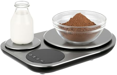 Bilancia da cucina digitale a doppia piattaforma da 5 kg