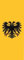 U24 Fahne Flagge Heiliges Römisches Reich Deutscher Nation ab 1401 im Hochformat Premiumqualität 80 x 200 cm