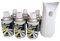 Insecticide pyrèthre naturel. 6x250ml avec Diffuseur Automatique (APRD07_couleur Blanc). Anti mouches, moucherons, moustiques, mites, punaises de lit. Élimine et éloigne insectes volants et rampants