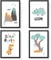 Papierdrachen 4 Premium Poster DIN A4 | Personalisierte Wandbilder für Kinderzimmer - Dino - hochwertige individualisierbare Kunstdrucke | Dekoration | Wandbild mit Namen
