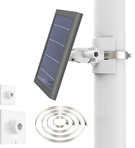 Supporto per tubo dell'acqua a 360° per pannello solare ad anello, pannello solare super solare, con 4 fascette regolabili (Ø 1,9 – 7,8 pollici)