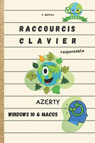 Raccourcis clavier responsable AZERTY Windows 10 & macOS 2021: Écologique